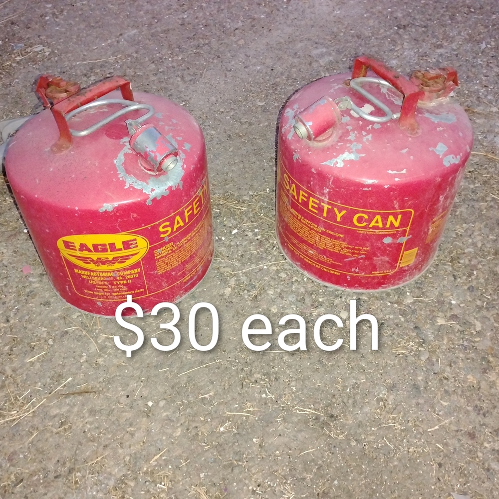 Red Safety Can